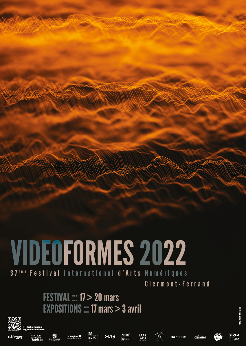 Affiche du Festival VIDEOFORMES 2022